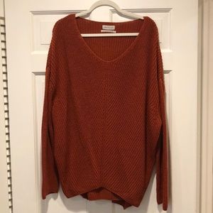 Urban Outfitters burnt orange oversized sweater size small